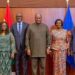 President Mahama in a picture members of the Constitutional Review Committee