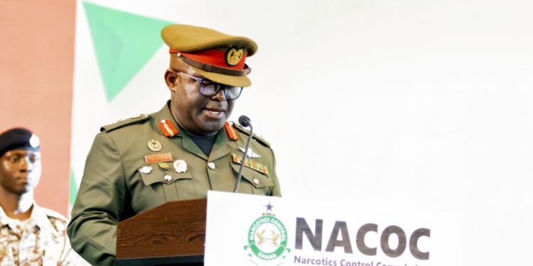 NACOC Orders Mandatory Registration for Precursor Chemical Dealers 1 Brigadier General NARCOC Maxwell Obuba Mantey