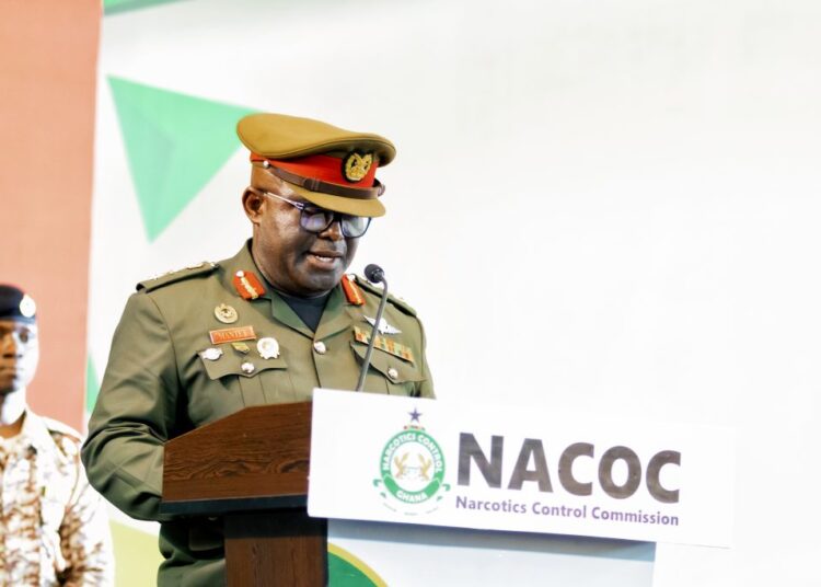 NACOC Orders Mandatory Registration for Precursor Chemical Dealers 1 Brigadier General NARCOC Maxwell Obuba Mantey