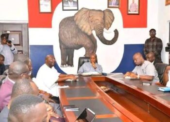 NPP Convenes Crucial Meeting over Wontumi's 20-Year Conviction 3 NPP Leadership at a crucial meeting