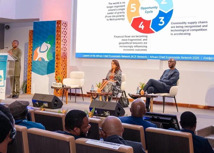 Delegates, policymakers, development finance leaders, and international partners participate in the 2026 African Economic Conference in Abidjan, where discussions focused on strengthening Africa's energy security, trade resilience, industrialisation, and long term economic transformation