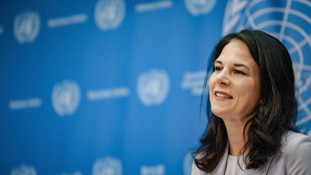 UN General Assembly President Annalena Baerbock