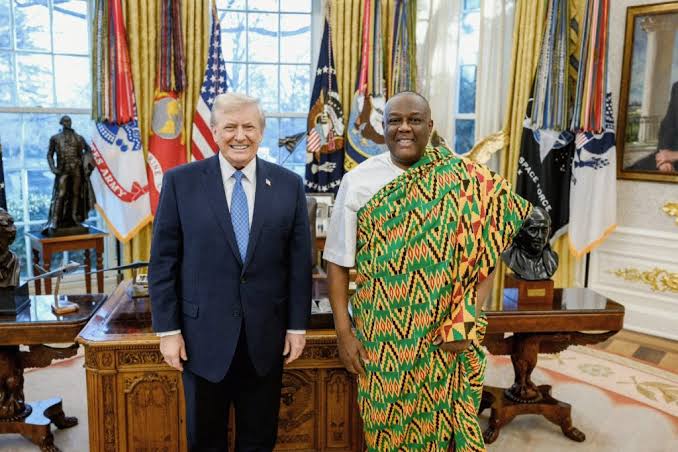 Ghana Congratulates United States on 250th Independence Anniversary 3 Victor Smith and Trump 1