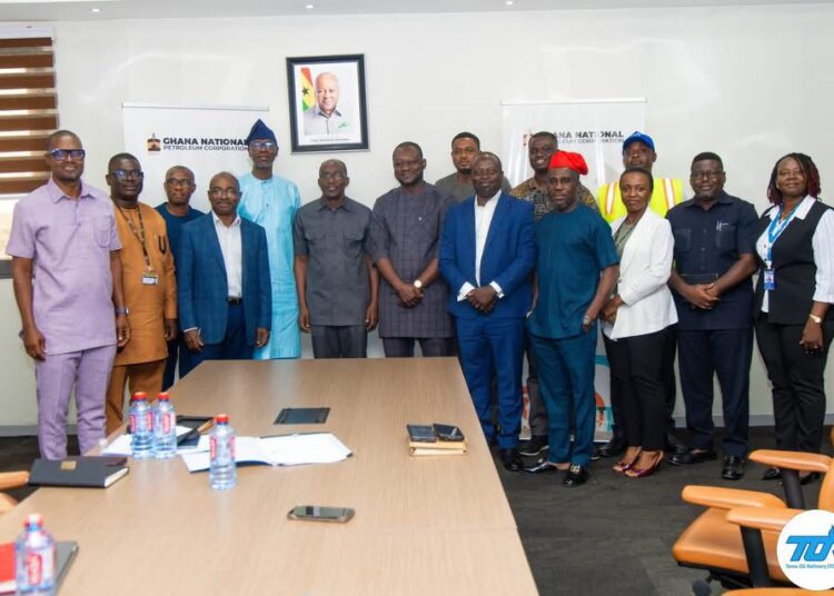 TOR, GNPC Deepen Talks on Local Crude Supply for Refinery 1 TOR and GNPC Team