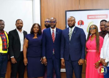 YEA Equips 2,000 Youth with Microsoft-Accredited Digital Skills 5 Chief Executive Officer Malik Basintale , and Ghana Digital Centres Limited (GDC), Ceo and Delegates