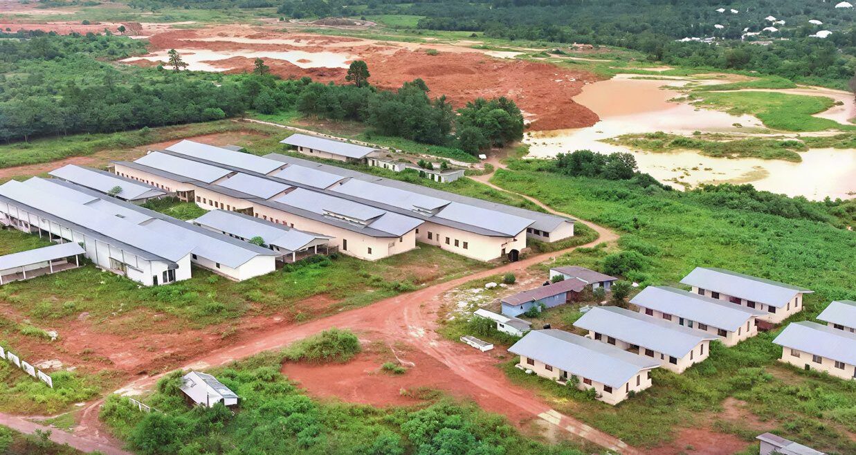 Aerial View of the Adansi Asokwa health project