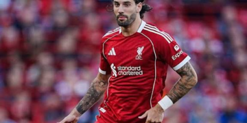 Dominik Szoboszlai in action for Liverpool