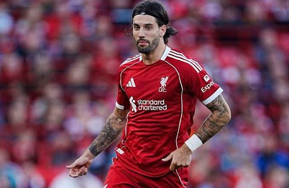 Szoboszlai Set to Commit Long-Term Future to Liverpool With New Five-Year Deal 1 Dominik Szoboszlai in action for Liverpool