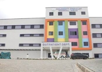 Contractor for Weija Children's Hospital Picked Up by EOCO 5 Image of Completed building of Weija Children Hospital