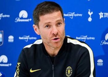 Xabi Alonso Downplays Fernandez's Exit Speculations, Says He's a Chelsea Player 5 Chelsea manager Xabi Alonso in the press room at Cobham