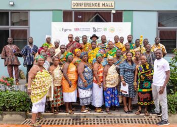 NDF Initiatives Strengthen Community Rights in Ghana’s Mining Governance 5 Nature and Development Foundation (NDF) with traditional authorities and local stakeholders