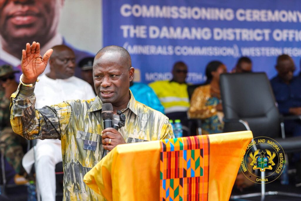Gov’t Opens Minerals Commission Office in Damang to Enhance Mining compliance 3 Lands Minister with Traditional Leaders