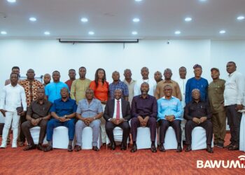Dr. Bawumia Engages Small-Scale Miners on Extractive Sector Policy Reforms 5 Dr. Mahamudu Bawumia with GNASSM