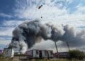 Russia Threatens UK With ‘Consequences’ Over Ukraine’s Use of British Drones 6 A heavy aerial drone attack on Wildberries