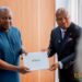 Expert Committee Submits Reports to Mahama Ahead of AU Chairmanship 14 Ablakwa hands the Ministry of Foreign Affairs report envelope to President Mahama, formally closing out the committee's mandate ahead of Ghana's 2027 AU chairmanship.