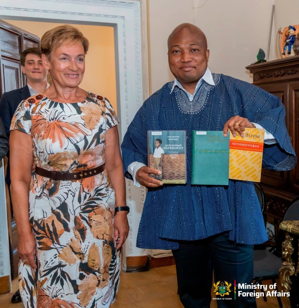 The engagement highlights growing academic and cultural ties between Ghana and Russia, including the translation of works by Ghanaian Presidents Kwame Nkrumah and John Dramani Mahama into Russian.