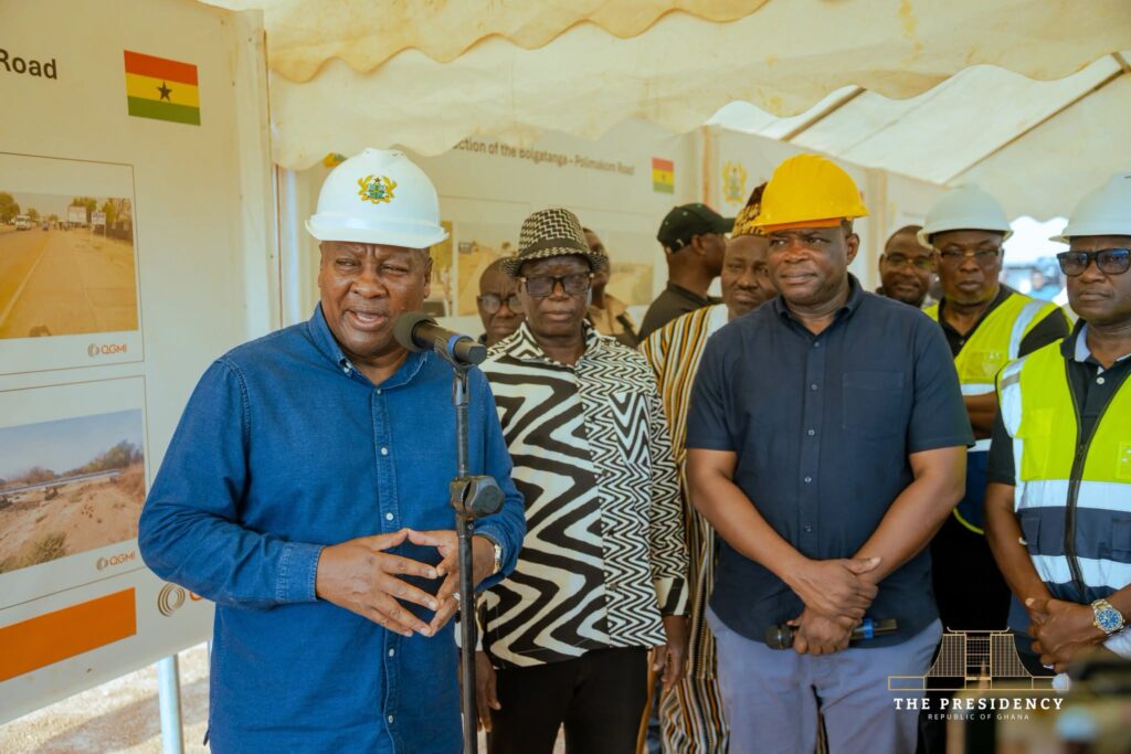 Roads Minister Charges Contractors to Turn GH¢23bn Payment into Real Roads 3 Hon. Governs Kwame Agbodza, Minister of Roads and Highways with President John Dramani Mahama