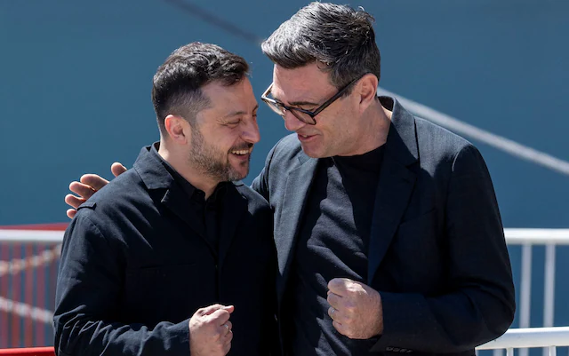 Burnham to Visit Kyiv on First Foreign Trip 3 Andy Burnham and Volodymyr Zelensky