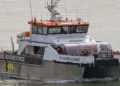157 Migrants Rescued After Boat Catches Fire in English Channel 6 Border Force pictured escorting migrants to the UK after being rescued in the Channel
