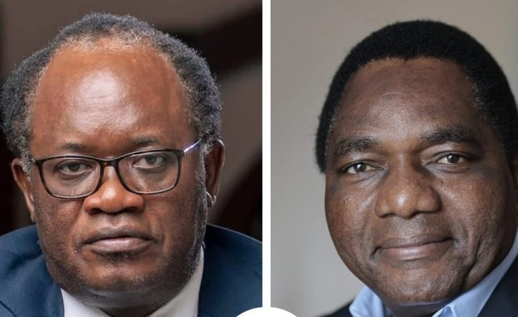 Brian Mundubile and President Hakainde Hichilema