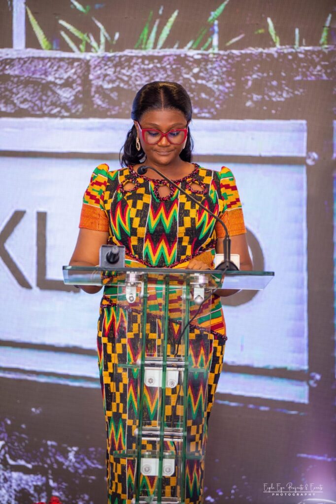 Dr Manyo's Political Branding Book Argues Political Trust Rests on Delivery 5 Dr Joyce Manyo delivers her author's speech at the launch of her book, Political Branding in Ghana, at the Lancaster Hotel, Accra.