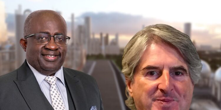 Ghana Reaffirms $12bn First Phase of Petroleum Hub Project 1 Dr Toni Aubynn of PHDC and Niccolò Ravano of Touchstone Capital Partners