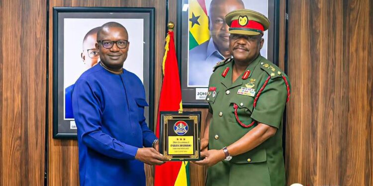 Energy and Defence Join Forces to Protect Ghana’s Critical Infrastructure 1 Energy and Green Transition Minister Dr. John Abdulai Jinapor, together with Lieutenant General William Agyapong, Chief of Defence Staff of the Ghana Armed Forces