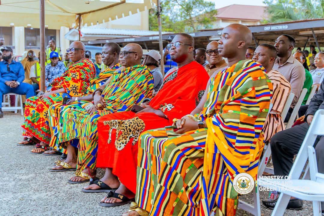 Ghana Launches GH¢598m Volta Electrification Project 4 The chiefs at the launch of the project