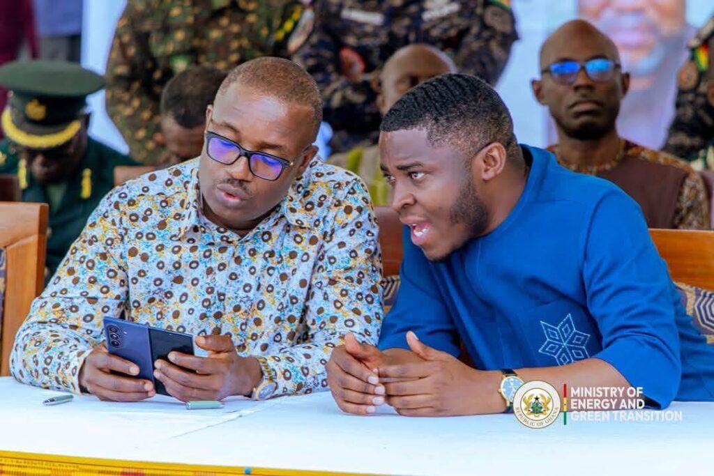 Ghana Launches GH¢598m Volta Electrification Project 3 Dr. John Abdulai Jinapor, Minister for Energy and Green Transition together with Eric Eden Agbana, MP for Ketu North