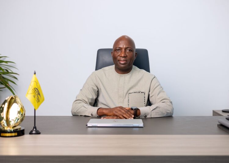 The CEO of Mobile Money Fintech LTD, Mr. Shaibu Haruna
