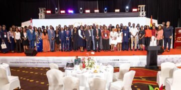 GFZA and Business Leaders at the 5th CANCHAM CEOs Connect Held at Kempinskin Hotel in Accra