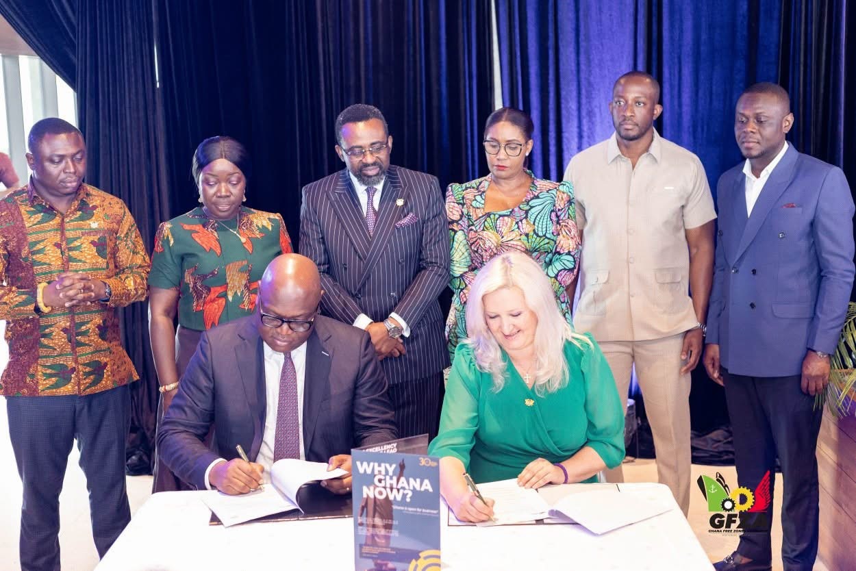 GFZA Officials Witness the Signing of a New Investment Agreement at the Launch of the 2025 Annual Investment Report in Accra