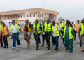 COCOBOD Officials and the Cocoa Value Chain Stakeholders on Tour During the Launch of the 24 Hour Economy