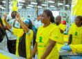 FROM KAYAYEI TO FACTORY WORKERS: MAHAMA SAYS NORTHSHORE SAVING NORTHERN GIRLS 7 Workers at the Northshore Apparel in Excitement During the Official Commissioning of the factory by President Mahama