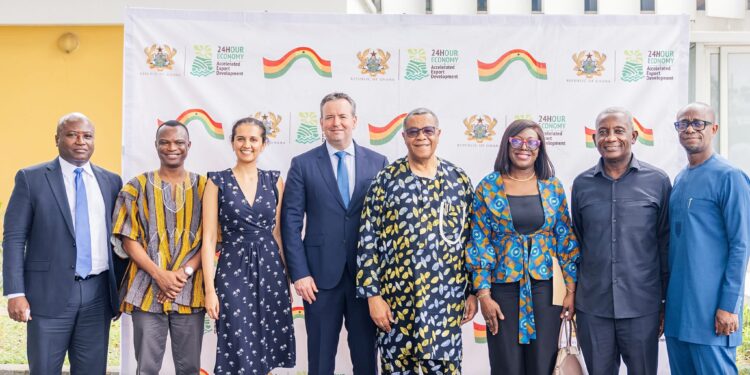 24-Hour Economy Secretariat Secures $270m Deal to Revamp Ghana's Poultry Industry 1 Representatives of the 24-Hour Economy and Accelerated Export Development Secretariat, Aquarium Capital, the Tony Blair Institute, Petra Pension Trust and Axis Pension Trust in a Photo after Signing the Heads of Terms Agreement for the US$270 Million Poultry Value Chain Investment in Accra