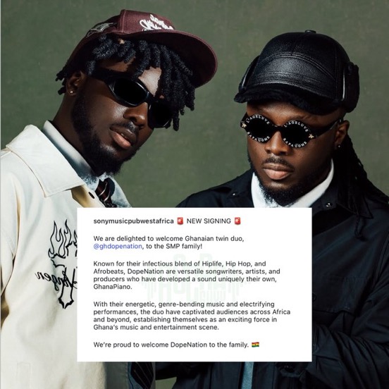 DopeNation Signs Global Deal with Sony Music Publishing West Africa 2 IMG 6299