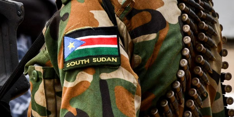 South Sudan Faces Renewed Atrocities Risk Ahead of Elections 1 A guard of South Sudan People's Defence Forces