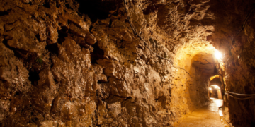 An Underground Mining Tunnel