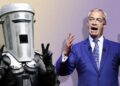 Nigel Farage battles Count Binface