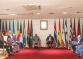 Mahama Joins AU Leaders in Luanda to Adopt Continental Conflict Prevention Plan 6 President John Dramani Mahama holds talks with his delegation and Angolan officials at Luanda ahead of the African Union's 21st Extraordinary Session on conflict prevention. Photo: The Presidency