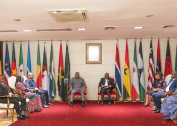 Mahama Joins AU Leaders in Luanda to Adopt Continental Conflict Prevention Plan 2 President John Dramani Mahama holds talks with his delegation and Angolan officials at Luanda ahead of the African Union's 21st Extraordinary Session on conflict prevention. Photo: The Presidency