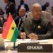 Mahama Lists Reparations Gains Since Ghana's Landmark United Nations Resolution 15 President Mahama, African Union Champion on Reparations, during the Assembly session in Luanda where he reported on follow-up to Ghana's UN resolution. Photo: The Presidency