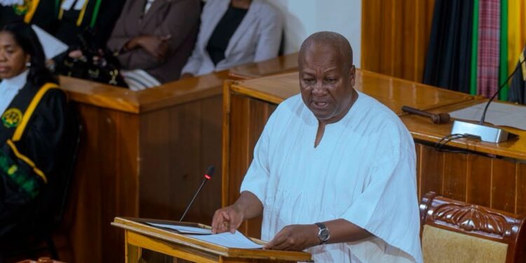 Mahama Pushes for Deeper Africa-Caribbean Partnership in Jamaica 1 President John Dramani Mahama addressing to the Joint Session of the Jamaican Parliament on the commemoration of the country’s 64th Independence Day Celebration