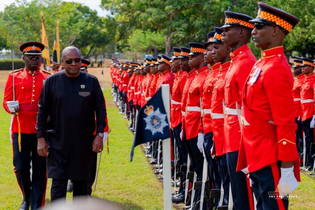 H.E. John Dramani Mahama, President of the Republic of Ghana, arrives in Kingston, Jamaica