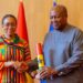 New Environment Minister Vows Decisive Action on Illegal Mining and Pollution 12 President John Dramani Mahama presents the instrument of appointment to Dr Zanetor Agyeman-Rawlings, Minister for Environment, Science and Technology, at Jubilee House on Saturday. Photo: The Presidency