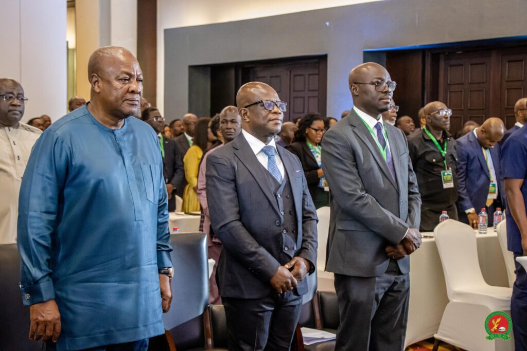 Ghana's SOEs Post GH¢19.8bn Profit in 2025, Ending Four-Year Loss Streak 4 President John Dramani Mahama stands with SIGA Director-General Prof. Michael Kpessa-Whyte and other officials at the release of SIGA's 2025 State Ownership Report, which recorded a GH¢19.8 billion turnaround for state-owned enterprises