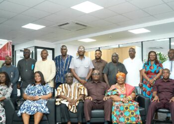 GIPA officials and members of the Parliamentary Select Committee on Trade, Industry and Tourism pose for a group photograph after the working visit.