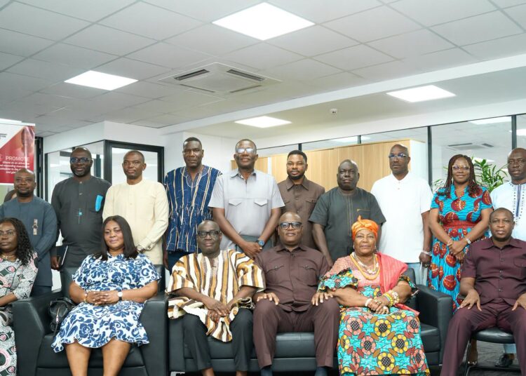 GIPA officials and members of the Parliamentary Select Committee on Trade, Industry and Tourism pose for a group photograph after the working visit.