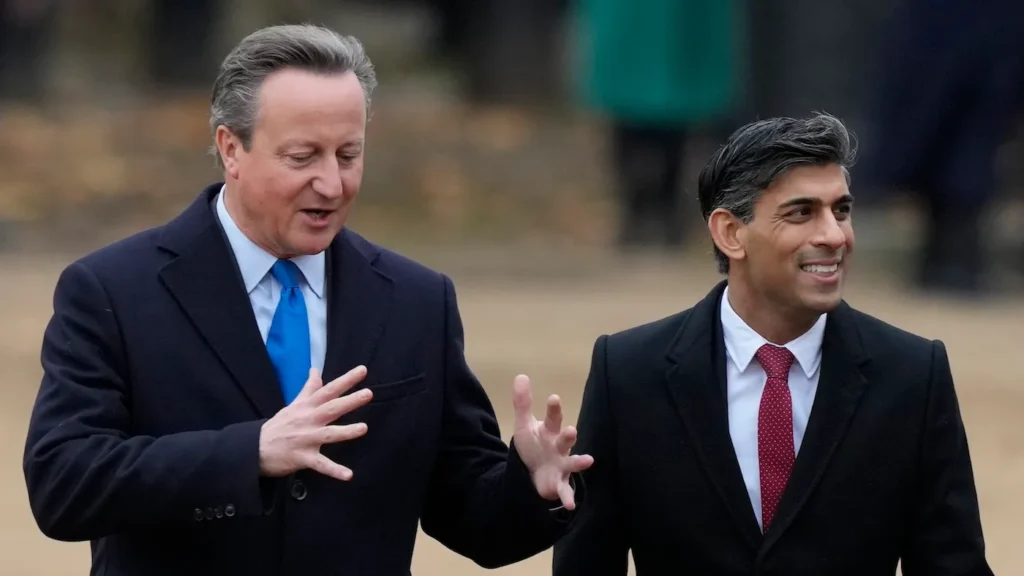 Cameron Urged Sunak Not to Call 2024 Election Before Tory Rout, Book Reveals 3 Rishi Sunak and David Cameron 2