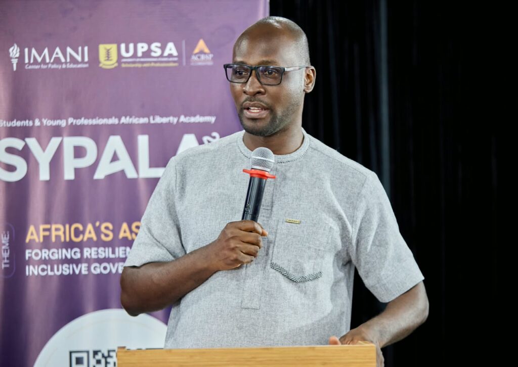 SYPALA 2026 Closes With Charge to Turn Knowledge Into Action 2 Professor Emmanuel Selase Asamoah, UPSA Pro Vice-Chancellor, addresses the SYPALA 2026 cohort, urging participants to apply what they learned, sustain their network and guard their character.